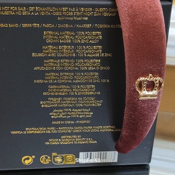 Dolce &  Gabbana  Headband main image 8